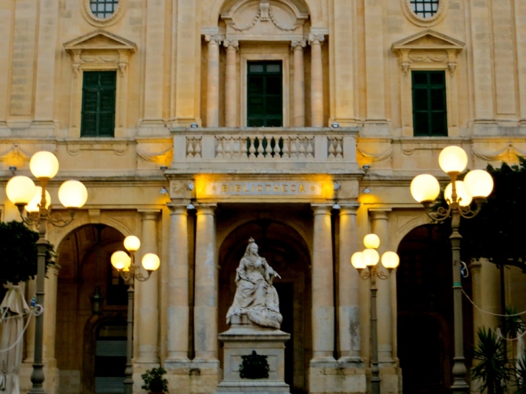 Valletta. Queen Victoria. After Jesus and the Virgin Mary,  she would hold the most statues worldwide.