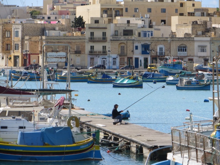 Marsaxlokk, a small fishing town